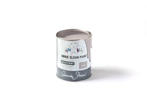 Tin of Annie Sloan Chalk Paint in a grey colour with lilac undertones