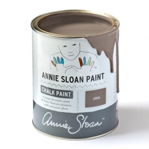 Annie Sloan Chalk Paint Coco tin, light brown colour