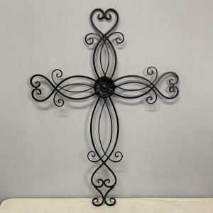 Decorative Black Metal Cross | Interiorwise | French & Vintage ...