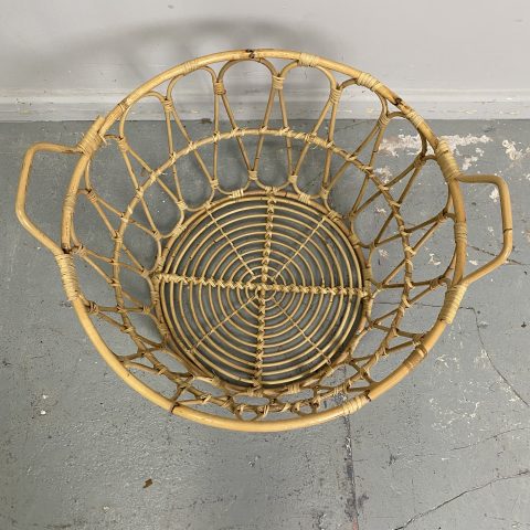 decorative cane basket originally from ikea