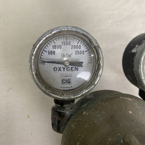 Vintage Oxygen Gauge
