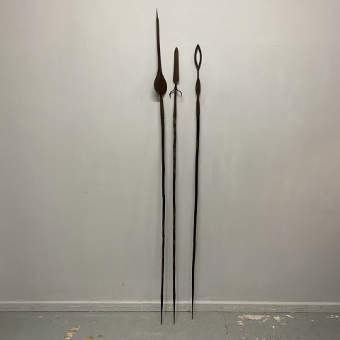 Set of 3 Antique Spears