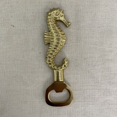 Gold Seahorse Bottle Opener