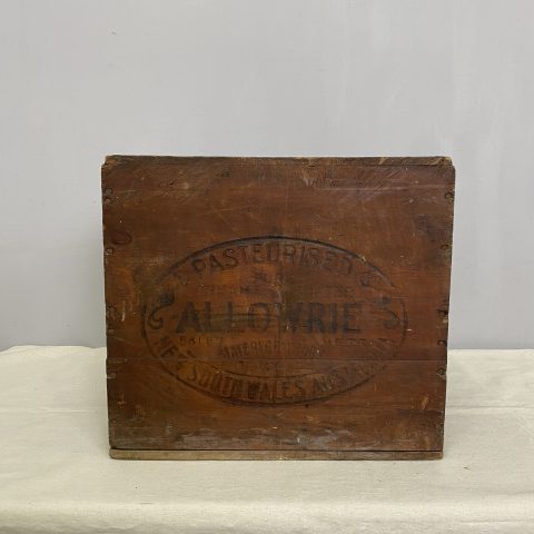 Antique "Allowrie Butter" Box