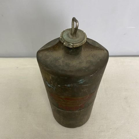 Vintage "Hot Glow" Brass Water Bottle