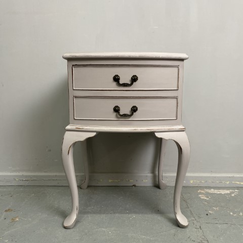 Hand-Painted 'Paloma' Bedside Table