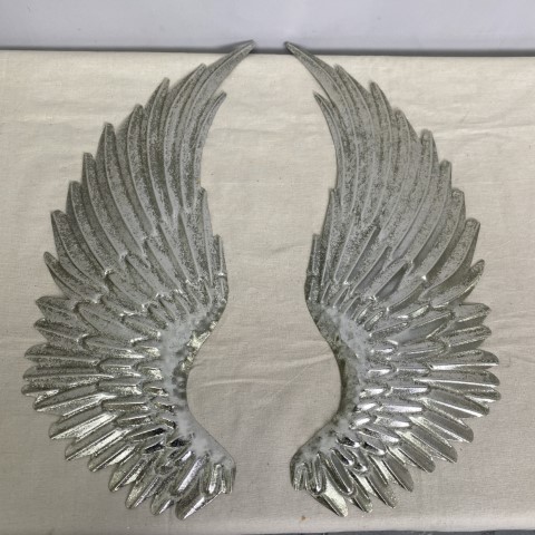 Silver Metal Angel Wings