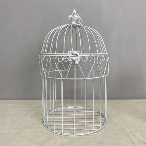Large White Bird Cage