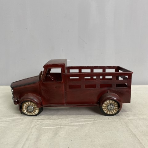Large Rustic Red Truck Model