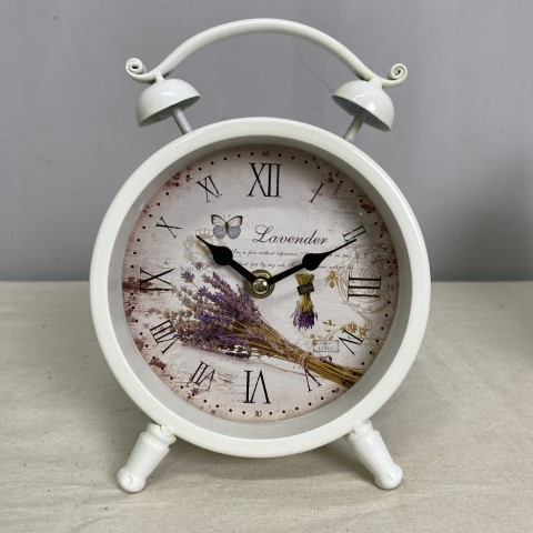 'Lavender' Table Top Clock