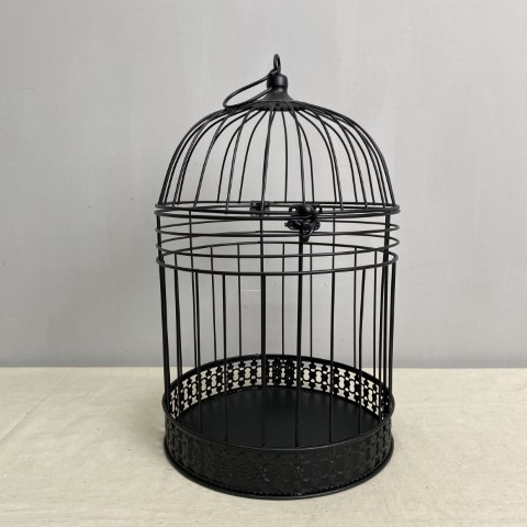 Large Black Bird Cage