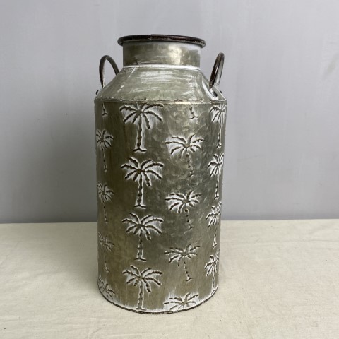 Decorative Palm Tree Milk Urn