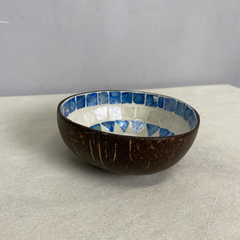 Blue & White Decorative Coconut Bowls