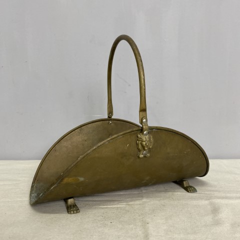 Vintage Brass Flower Basket