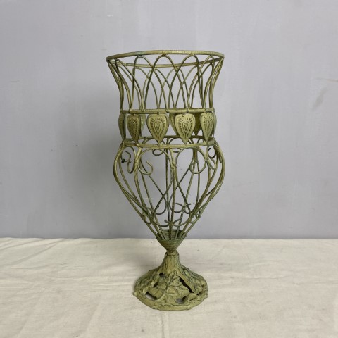 Vintage Metal Decorative Garden Urn