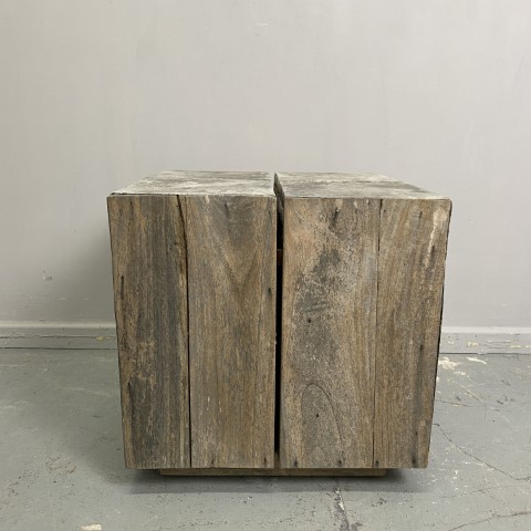 Rustic Timber Side Table