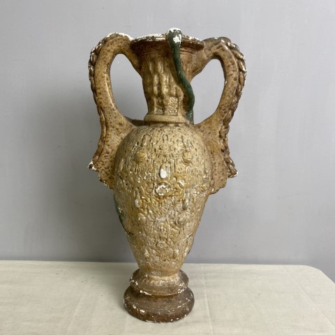Antique French Plaster Vase