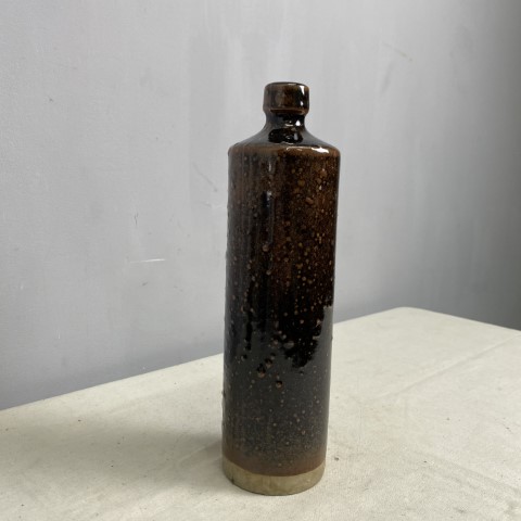 Vintage Stoneware Cordial Bottle