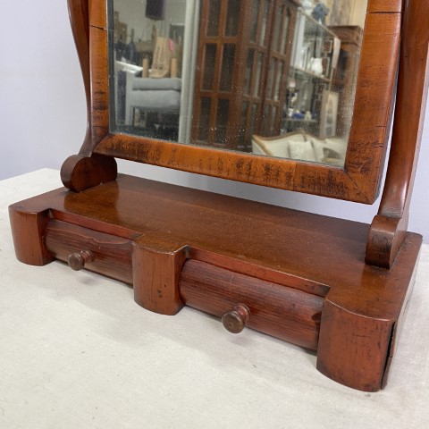 Vintage Vanity Mirror with 2 Drawers