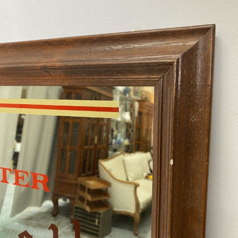 Genuine Vintage Chesterfield Bar Mirror