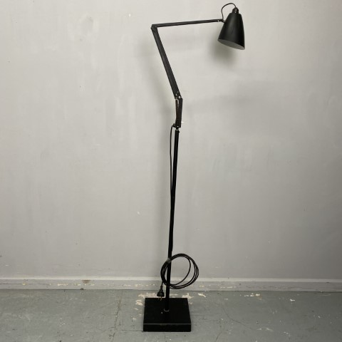 Vintage Floor Standing Black Planet Lamp