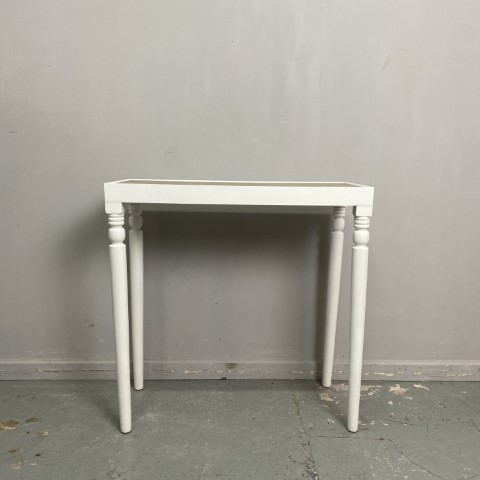 Two Tone White Hall Table