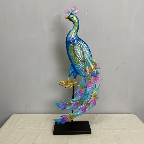 Large Peacock Statue