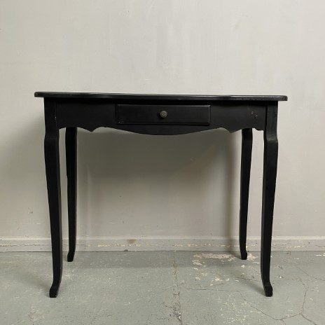 Black French Provincial Hall Table
