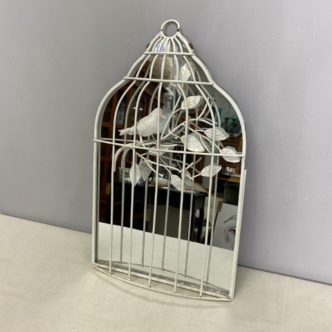 Vintage Birdcage Mirror