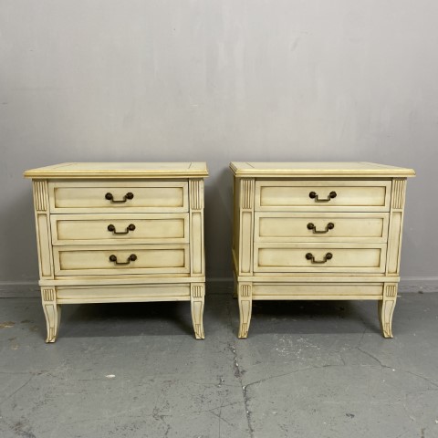Pair of French Provincial Bedsides