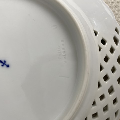 Blue & White Ceramic Plate