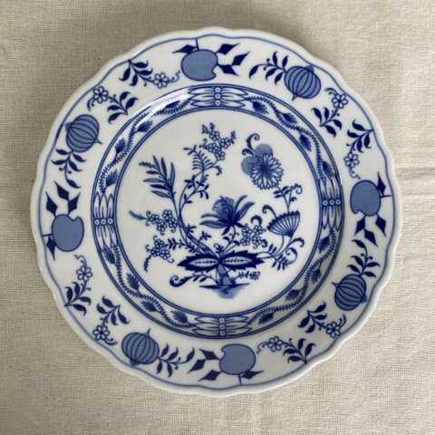 Blue & White Ceramic Plate