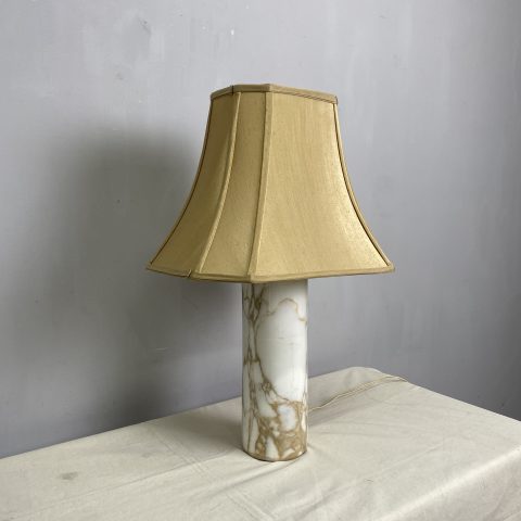 Vintage 'Nessen' Marble Pillar Lamp