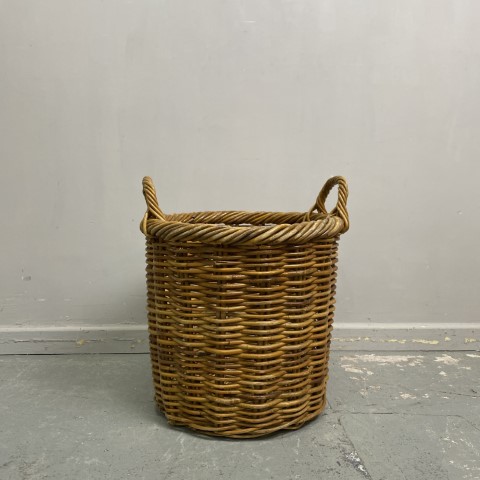 Vintage Cane Basket