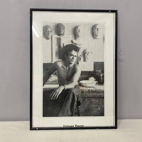 Vintage James Dean Framed Print