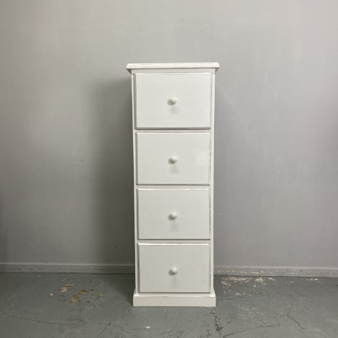 Hand-Painted Pure White Tallboy Annie Sloan Chalk Paint