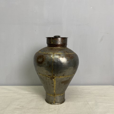 Medium Vintage Industrial Style Urn