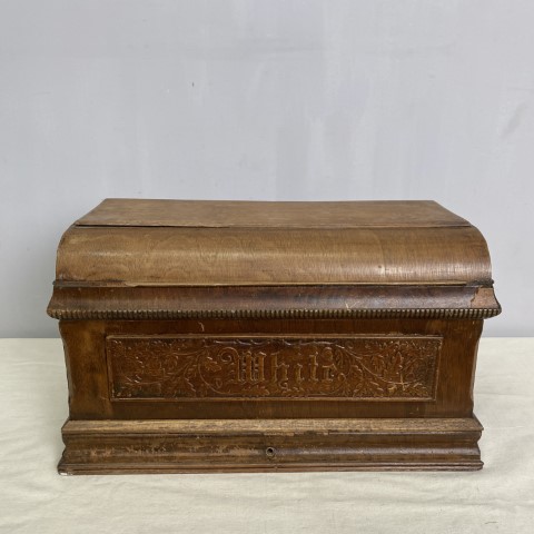 Vintage Timber Dowry Chest