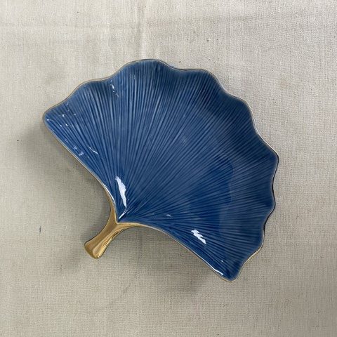 Blue Ginko Decorative Plate