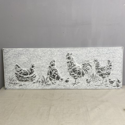 Metal Chicken Wall Art