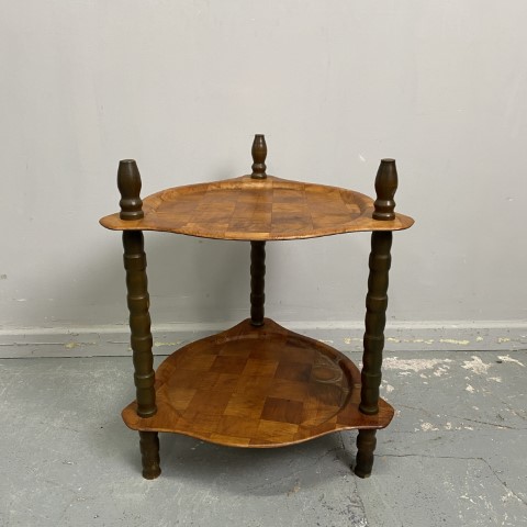 Mid-Century Two Tier Side Table