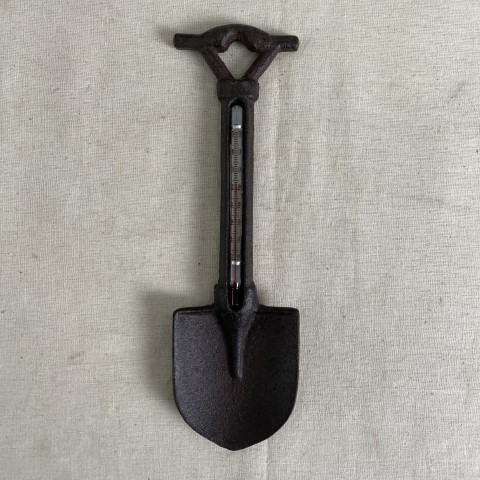 Cast Iron Spade Thermometer