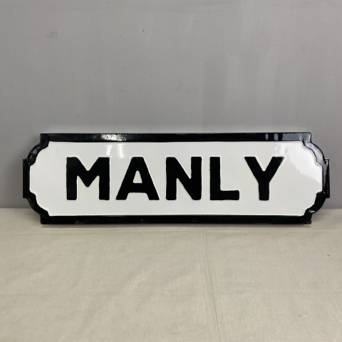Vintage Style 'Manly' Sign
