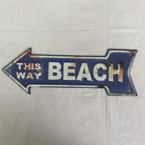 'Beach This Way' Sign $6