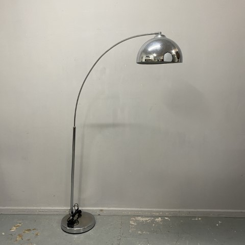 Chrome Arched Floor Lamp