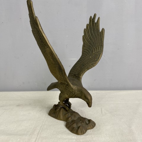 Vintage Brass Eagle Figurine