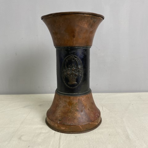 Art Nouveau Copper Vase
