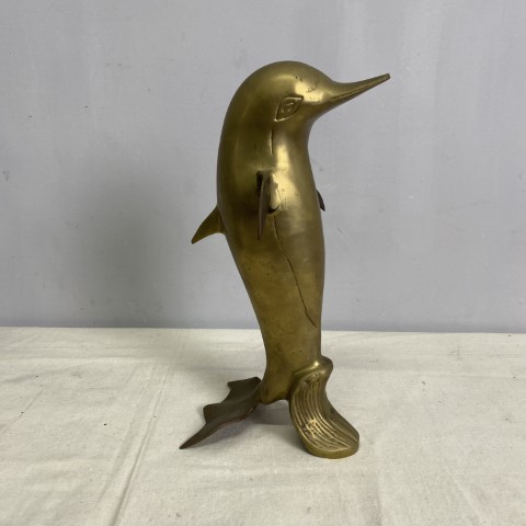 Antique Brass Dolphin