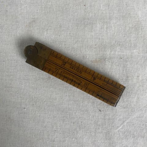 Vintage Mini Fold-Out Ruler