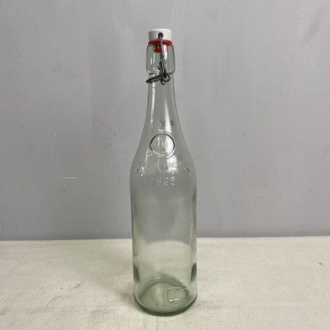 French 'Geyer Freres' Glass Water Bottle